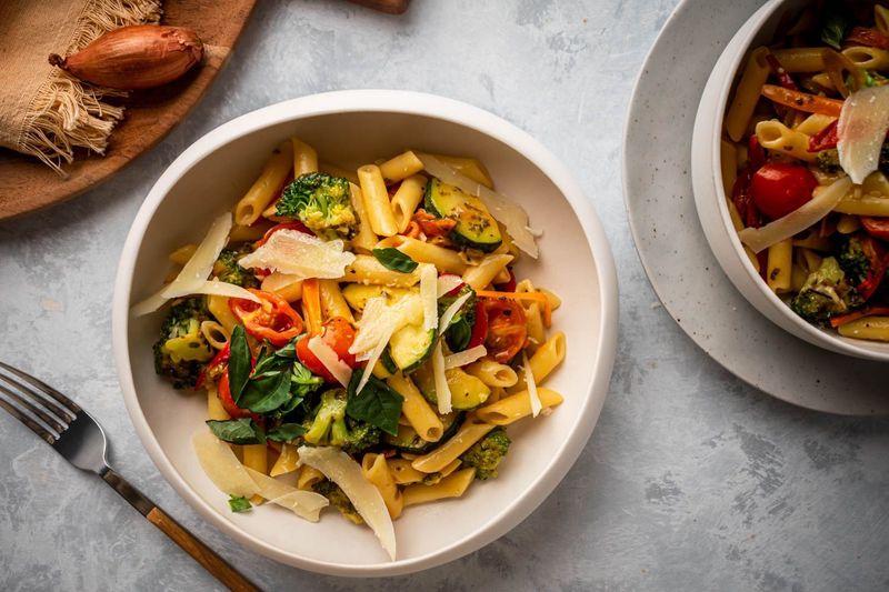 Day 2: Whole Grain Pasta Primavera