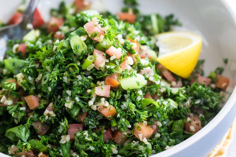 Day 13: Tabbouleh with Bulgur