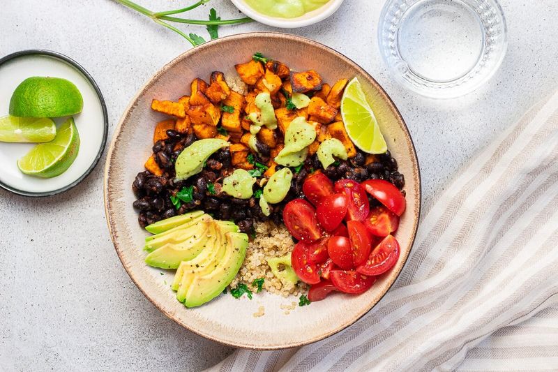Day 27: Sweet Potato and Black Bean Bowl