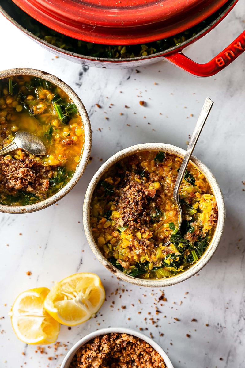 Day 4: Lentil and Spinach Stew