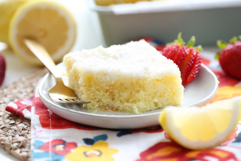 Citrus Zest Sheet Cake