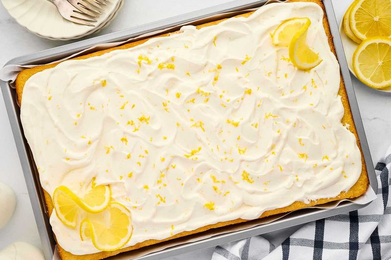 Zesty Lemon Sheet Cake