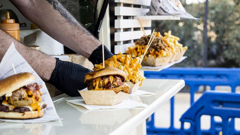 The Little Red Burger Wagon