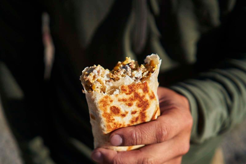 Campfire Breakfast Burritos