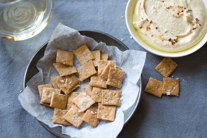 Cheese and Whole-Grain Crackers