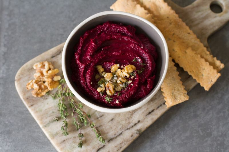 Beet and Walnut Dip
