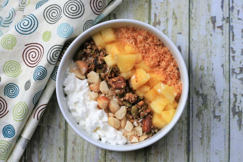 Cottage Cheese with Pineapple