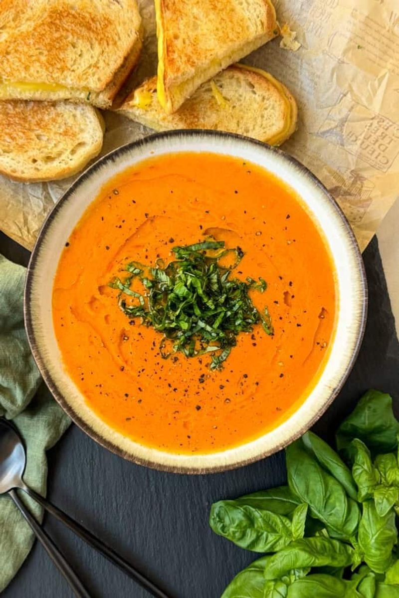 Simple Tomato Basil Soup