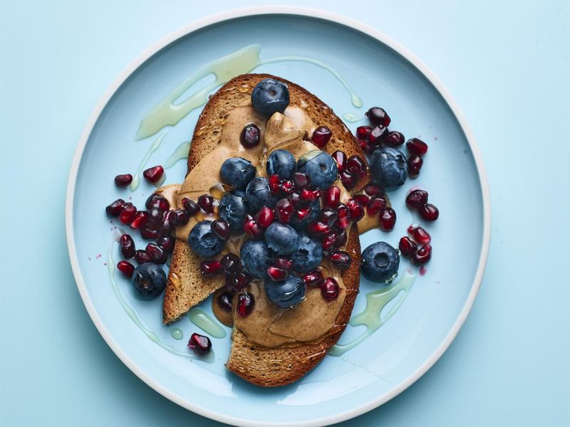 Almond Butter Toast with Berries