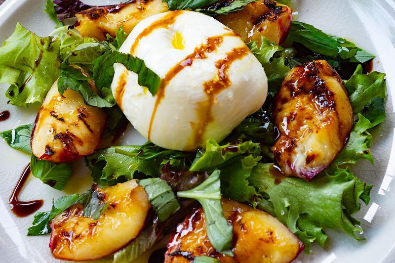 Burrata and Nectarine Salad