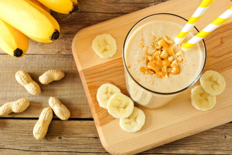 Peanut Butter and Banana Smoothie