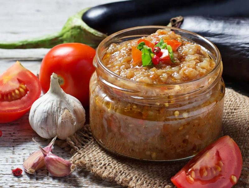 Roasted Eggplant and Red Pepper Dip