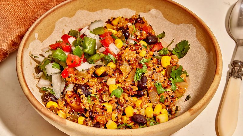 Quinoa and Black Bean Casserole