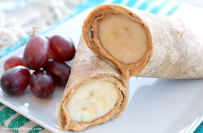 Peanut Butter and Banana Wrap