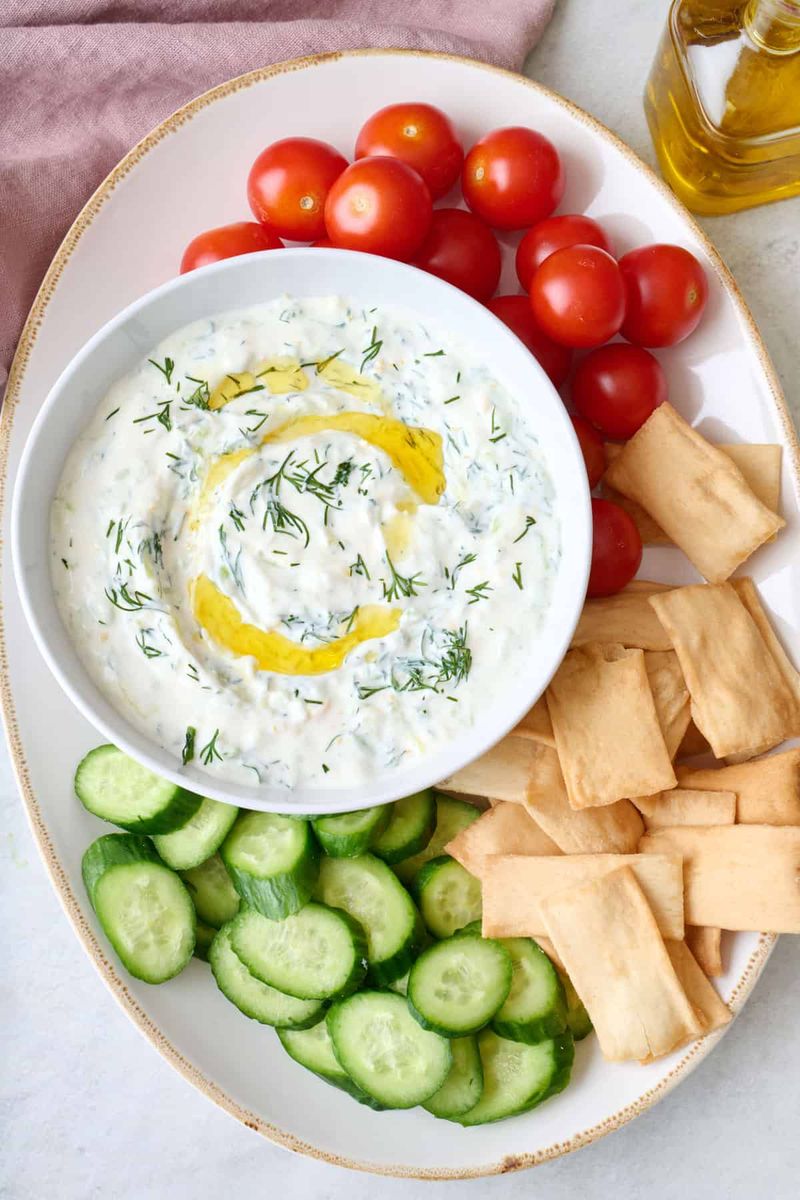 Cucumber Dill Yogurt Dip