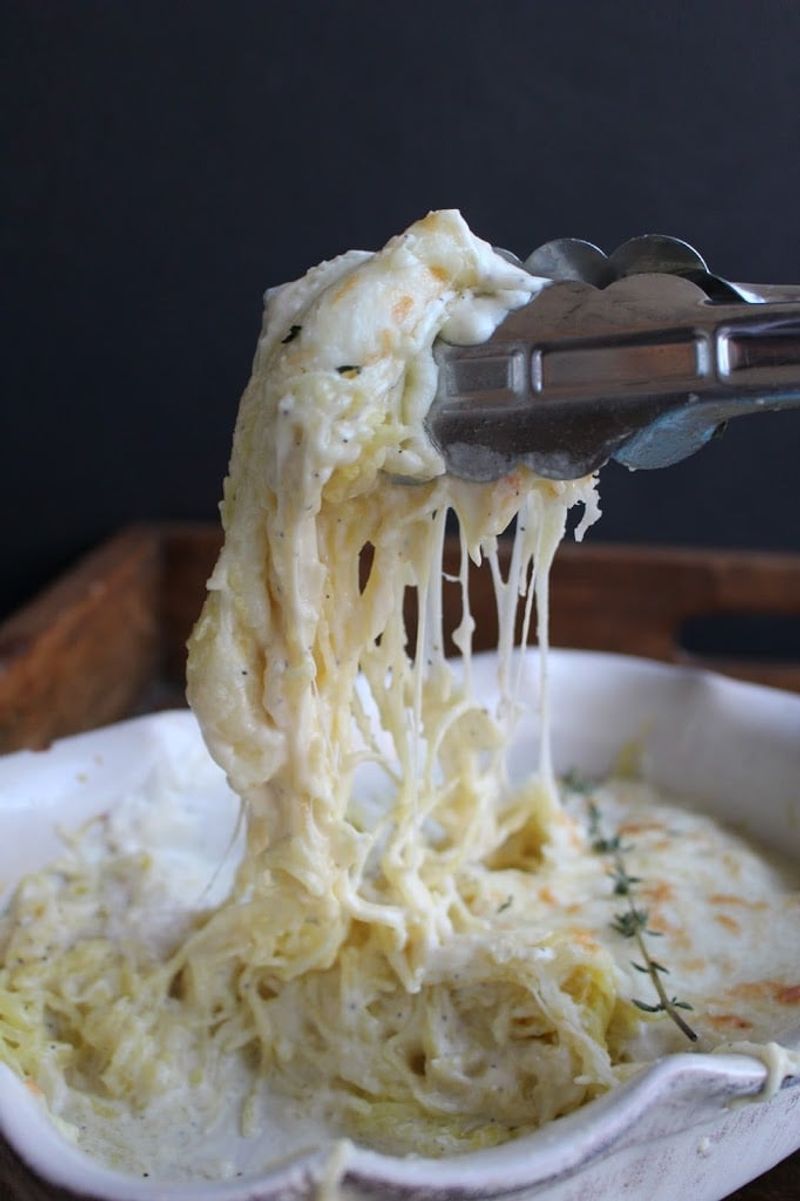 Spaghetti Squash Alfredo