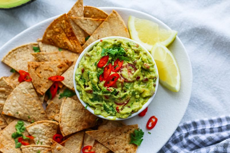 Chips with Refried Beans