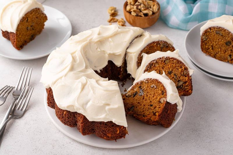 Carrot Bundt Cake with Cream Cheese Frosting