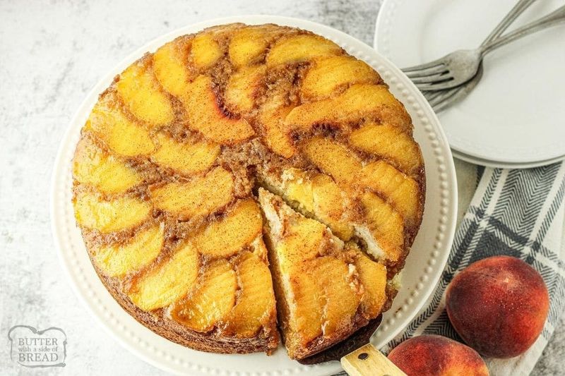 Classic Peach Upside-Down Cookie