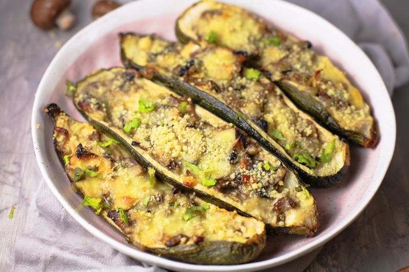 Stuffed Zucchini Boats