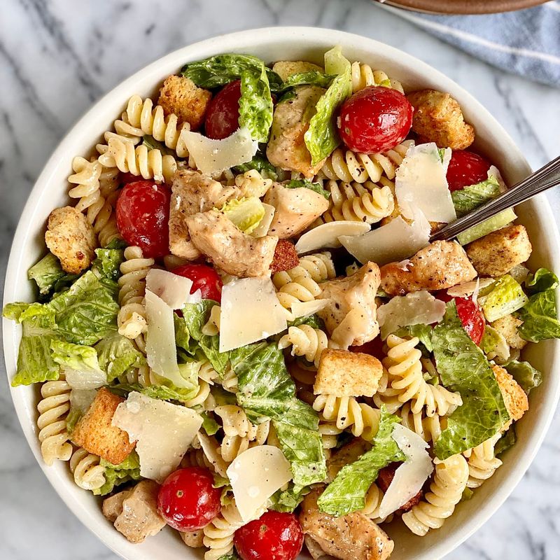 Chicken Caesar Pasta Salad