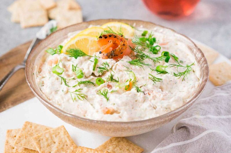 Lemon Dill Smoked Salmon Spread