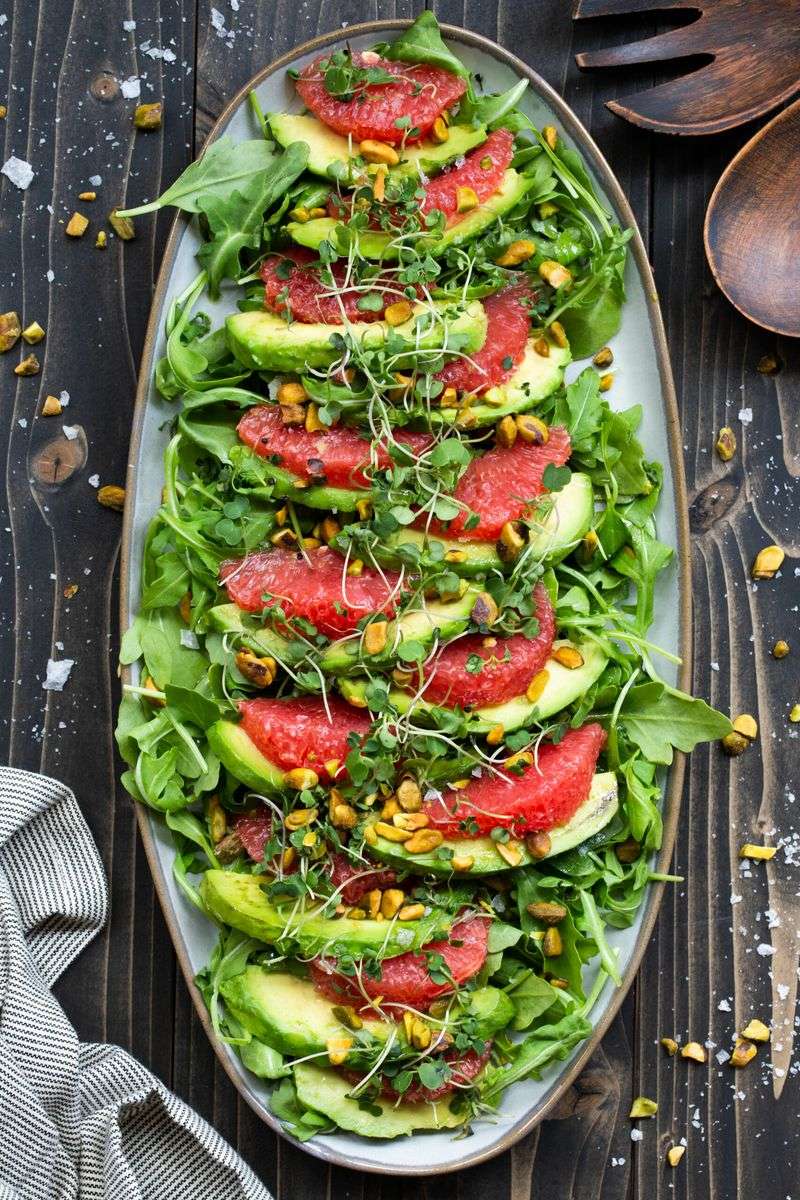 Grapefruit Avocado Salad