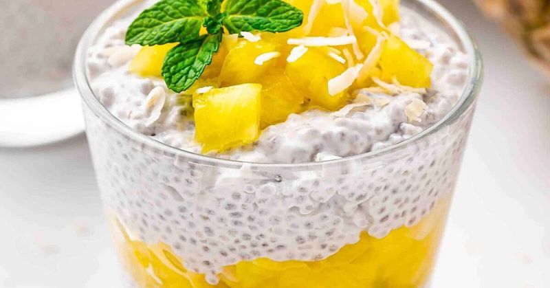 Pineapple Coconut Chia Pudding