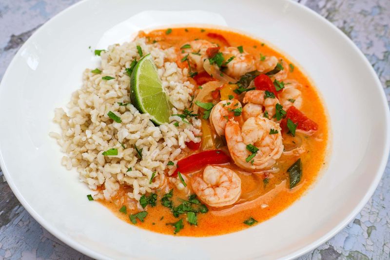 Shrimp and Coconut Milk Soup
