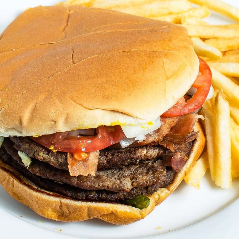 Triple Meat Whataburger