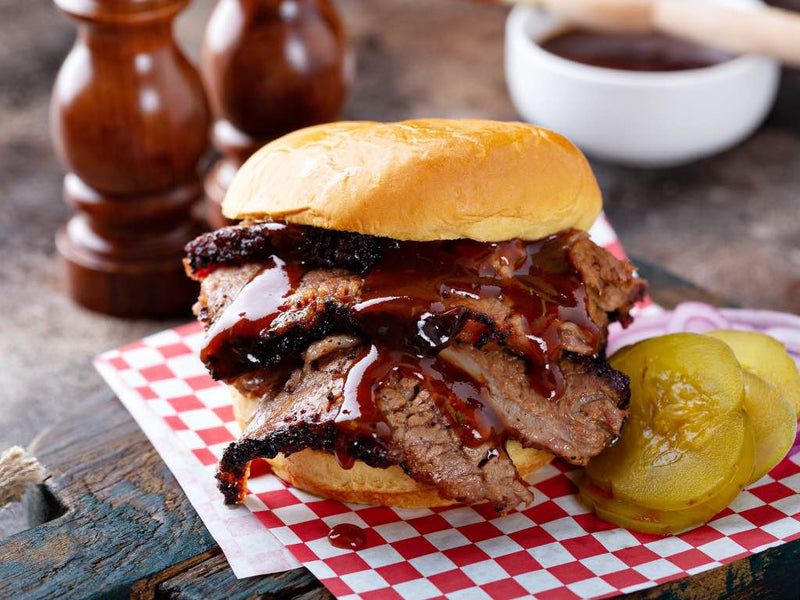 South Carolina BBQ Brisket Sandwich