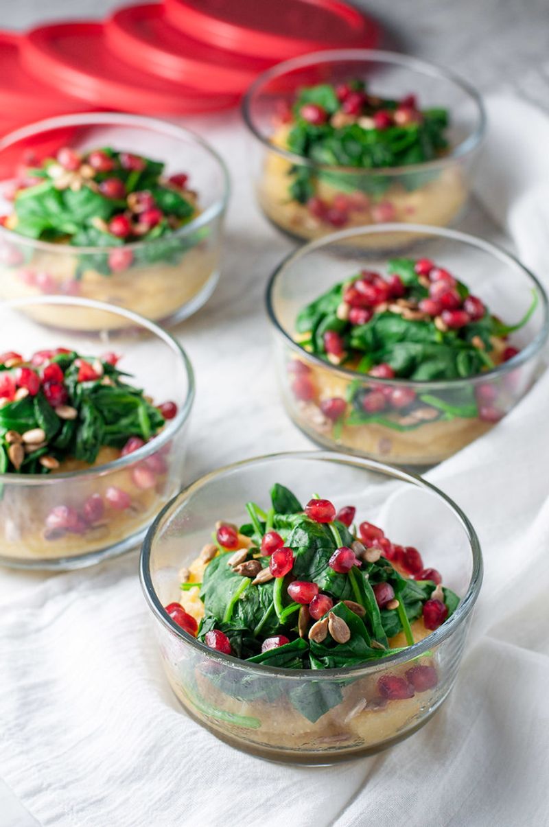 Polenta and Pomegranate Paradise