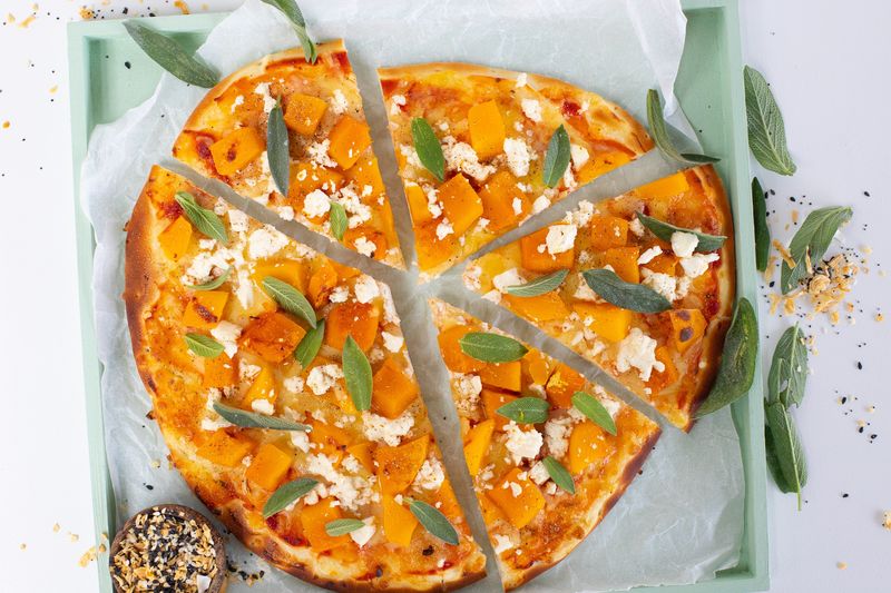Pumpkin and Sage Pizza