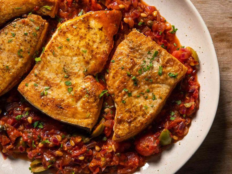 Italian Pesce Spada alla Siciliana