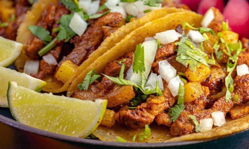 Mexican Tacos Al Pastor