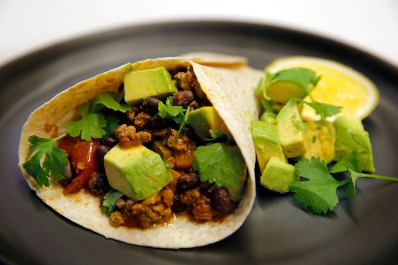 Spicy Black Bean Tacos