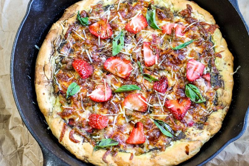 Strawberry Basil Pizza