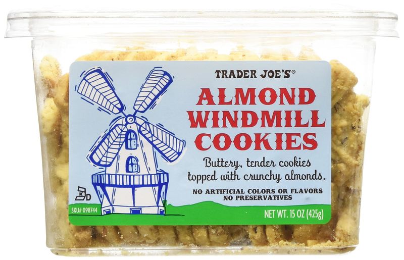 Almond Windmill Cookies