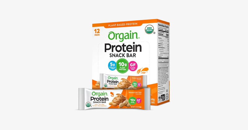 Orgain Organic Protein Bar Peanut Butter