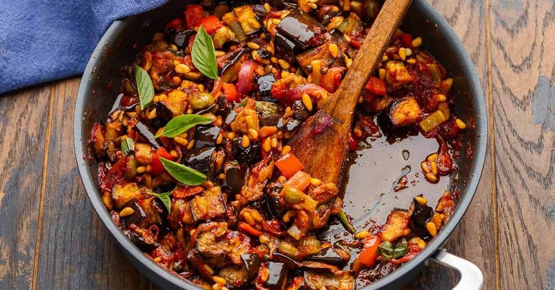 Beef and Eggplant Caponata