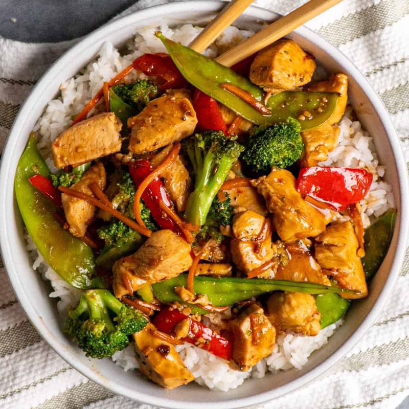 Honey Garlic Chicken Stir-Fry