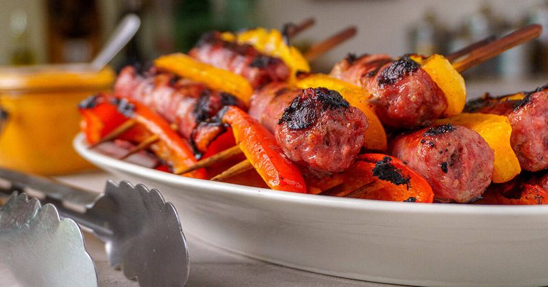 BBQ Smoked Sausage Platter
