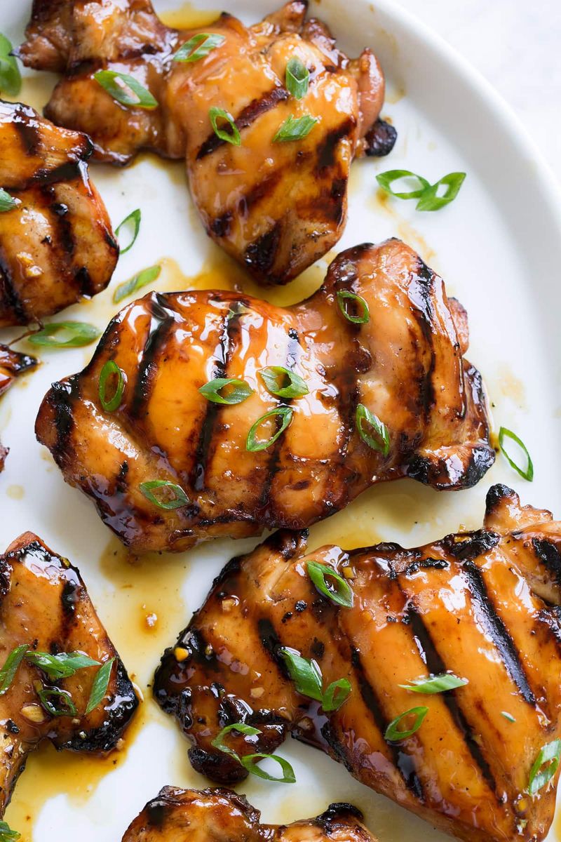 Teriyaki Grilled Chicken Thighs