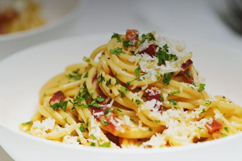 One-Pot Spaghetti Carbonara