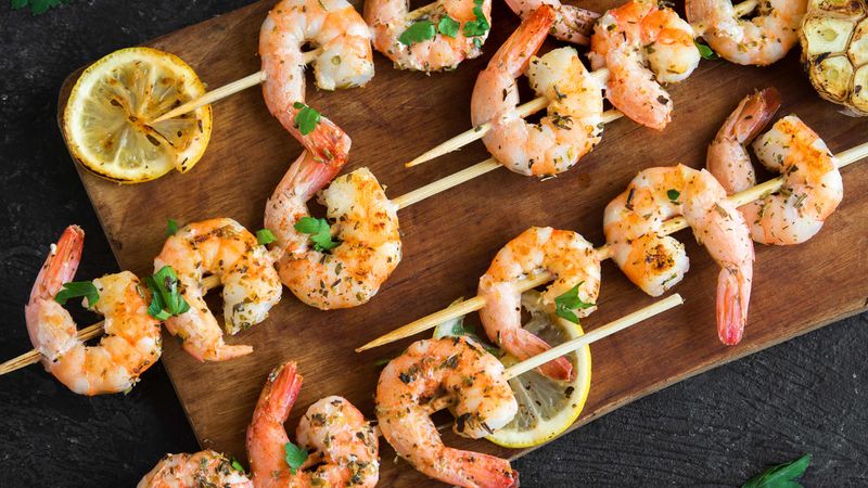 Lemon Herb Grilled Shrimp