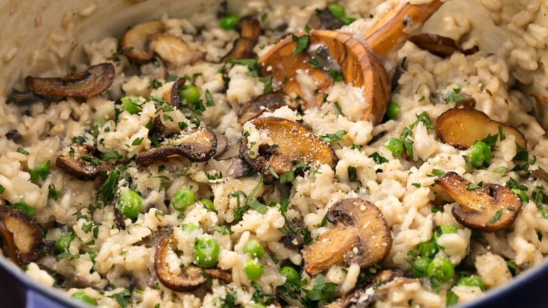 Garlic Mushroom Risotto