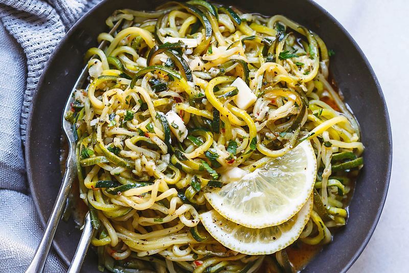 Garlic Herb Zucchini Noodles