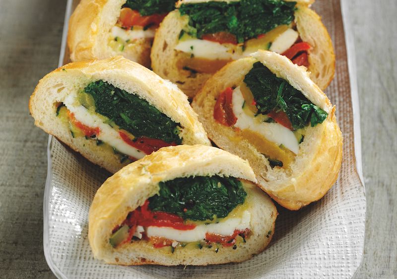 Mediterranean Veggie Rolls