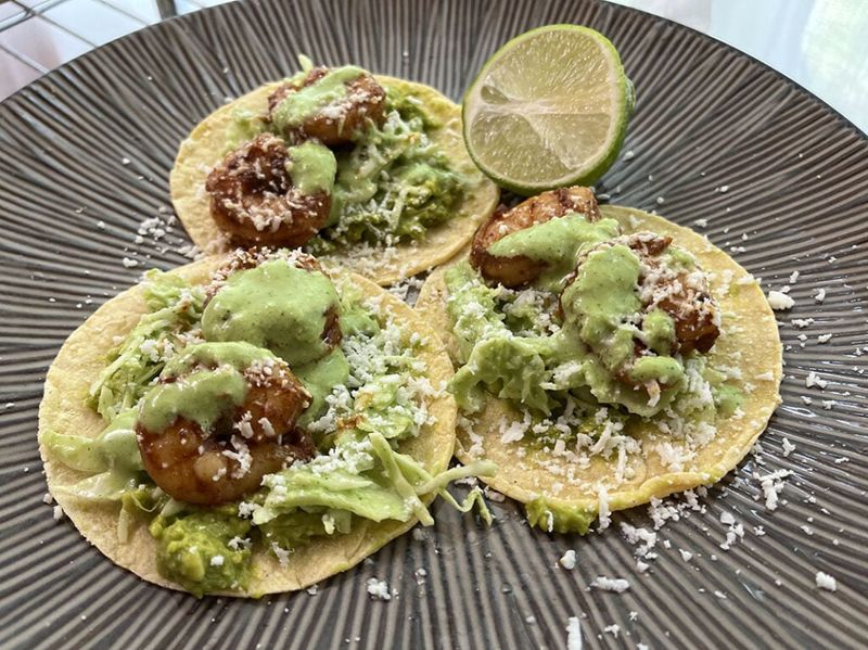 Garlic Shrimp Tacos