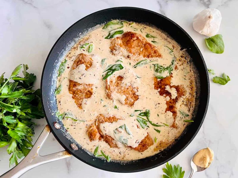 Pork Chops in Creamy Dijon Sauce